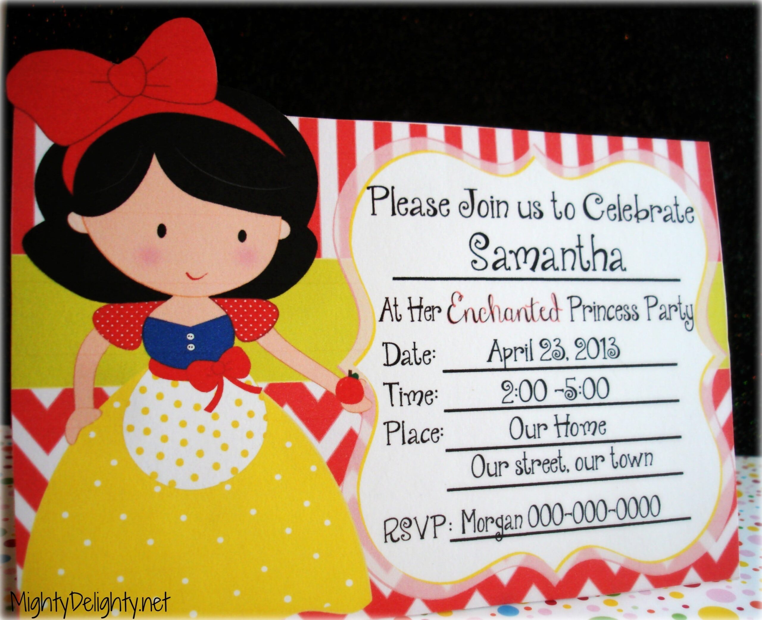 7th birthday invitation templates free download
