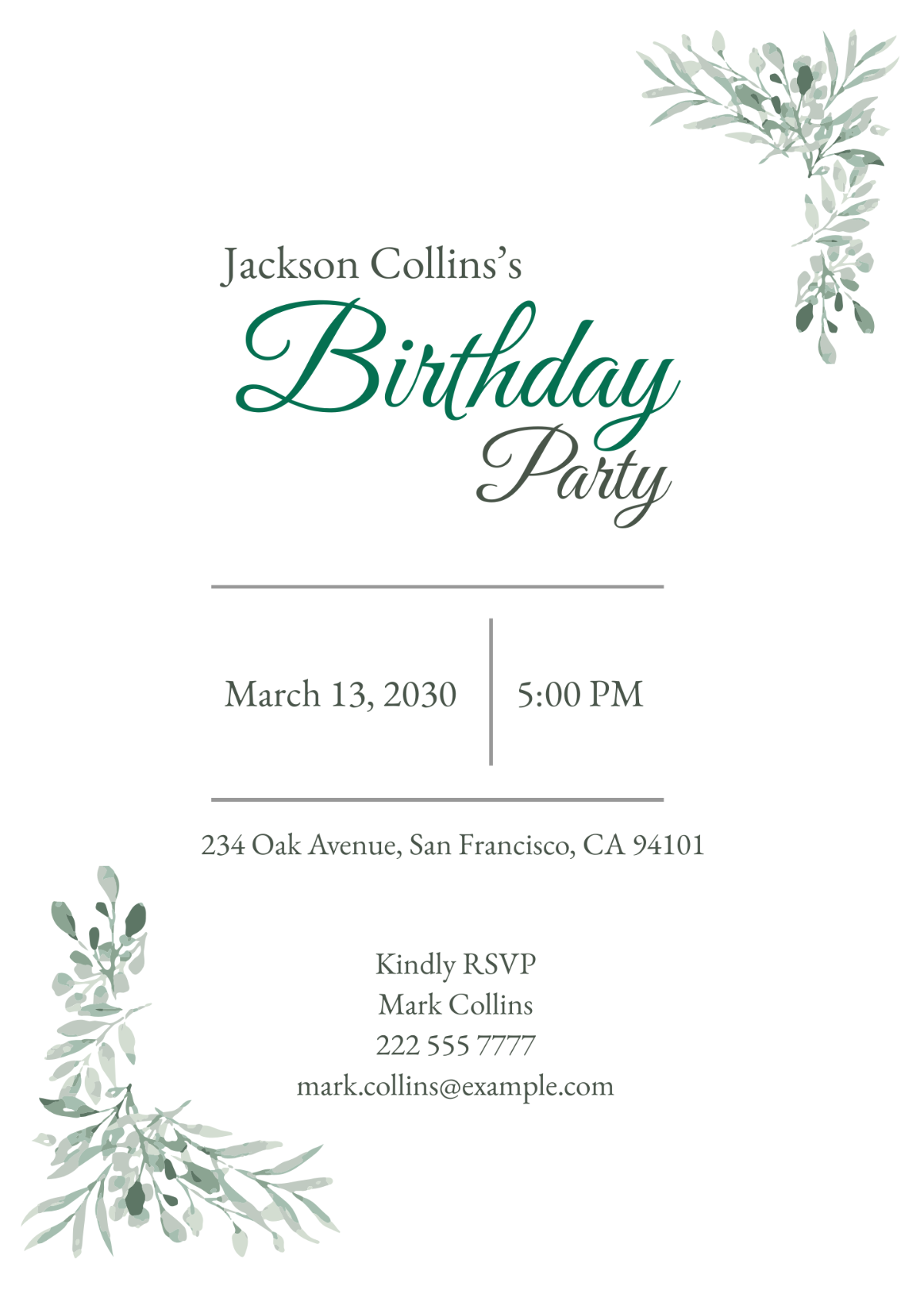 Free 90th Birthday Invitation Template To Edit Online