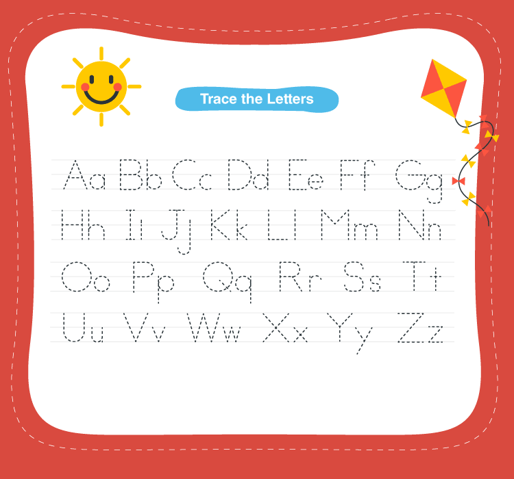 preschool abc worksheet