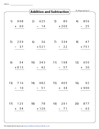 Free Addition Worksheet Free Printable PDF For Children Worksheets 