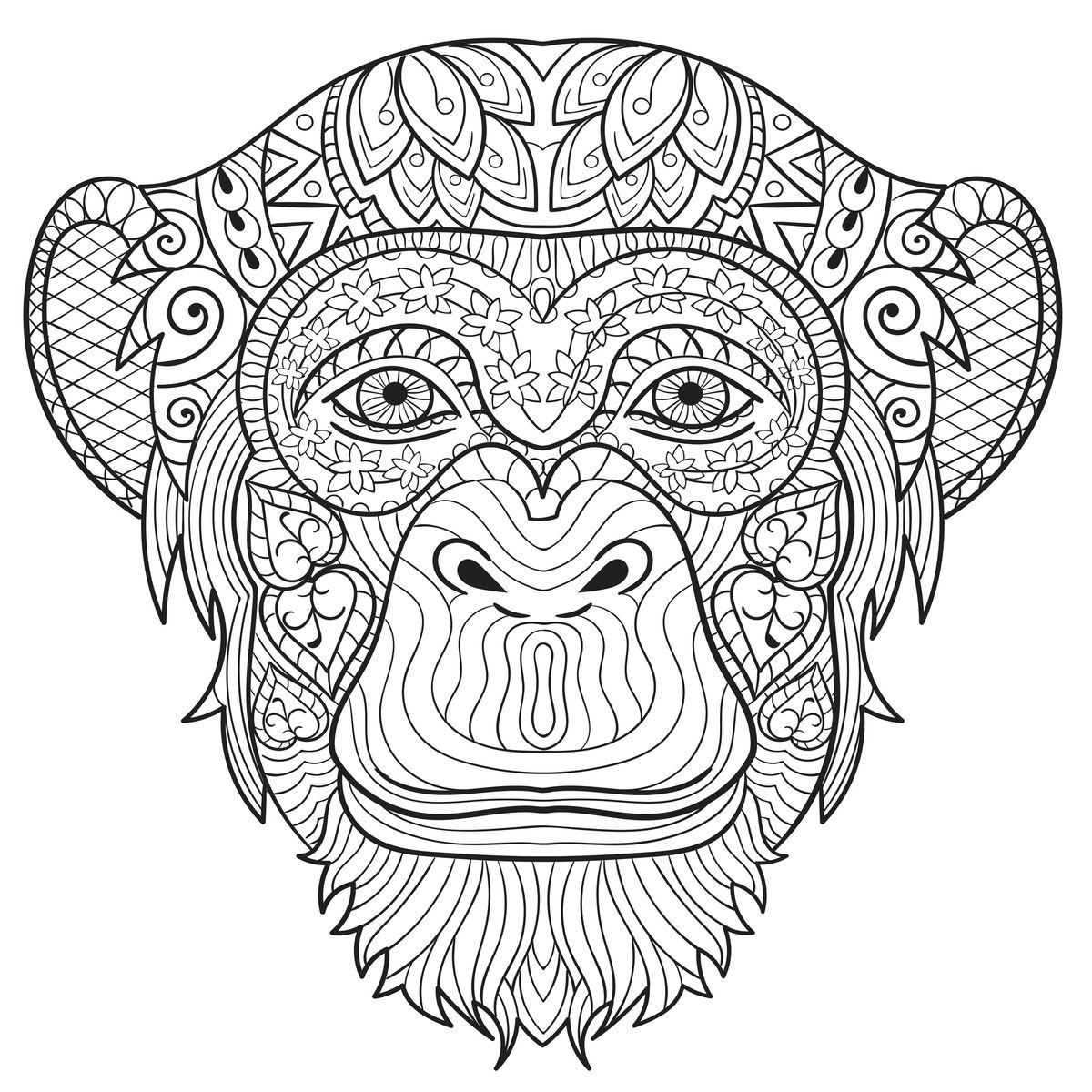 Free Adult Coloring Pages Animals At GetColorings Free Printable 