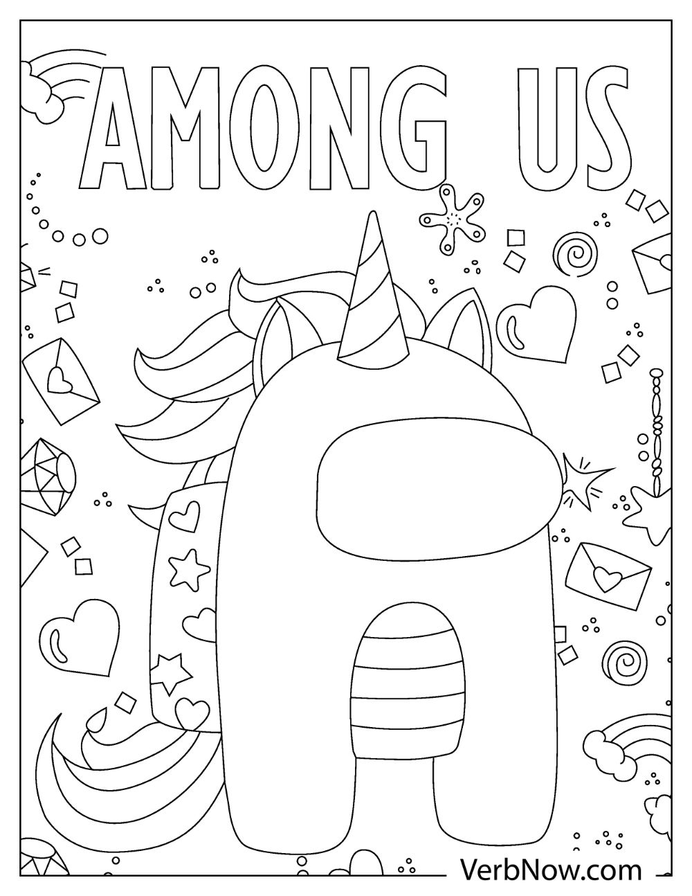 free among us coloring pages
