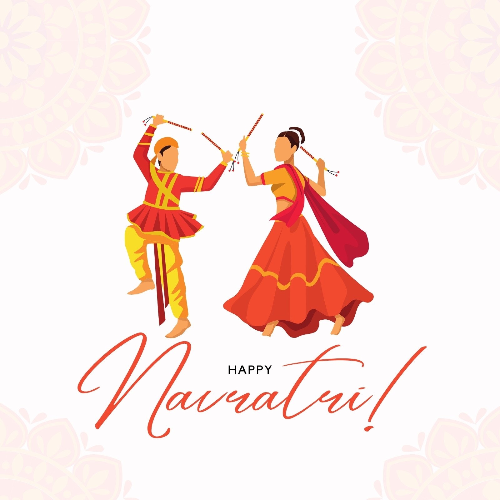 navratri invitation templates free download