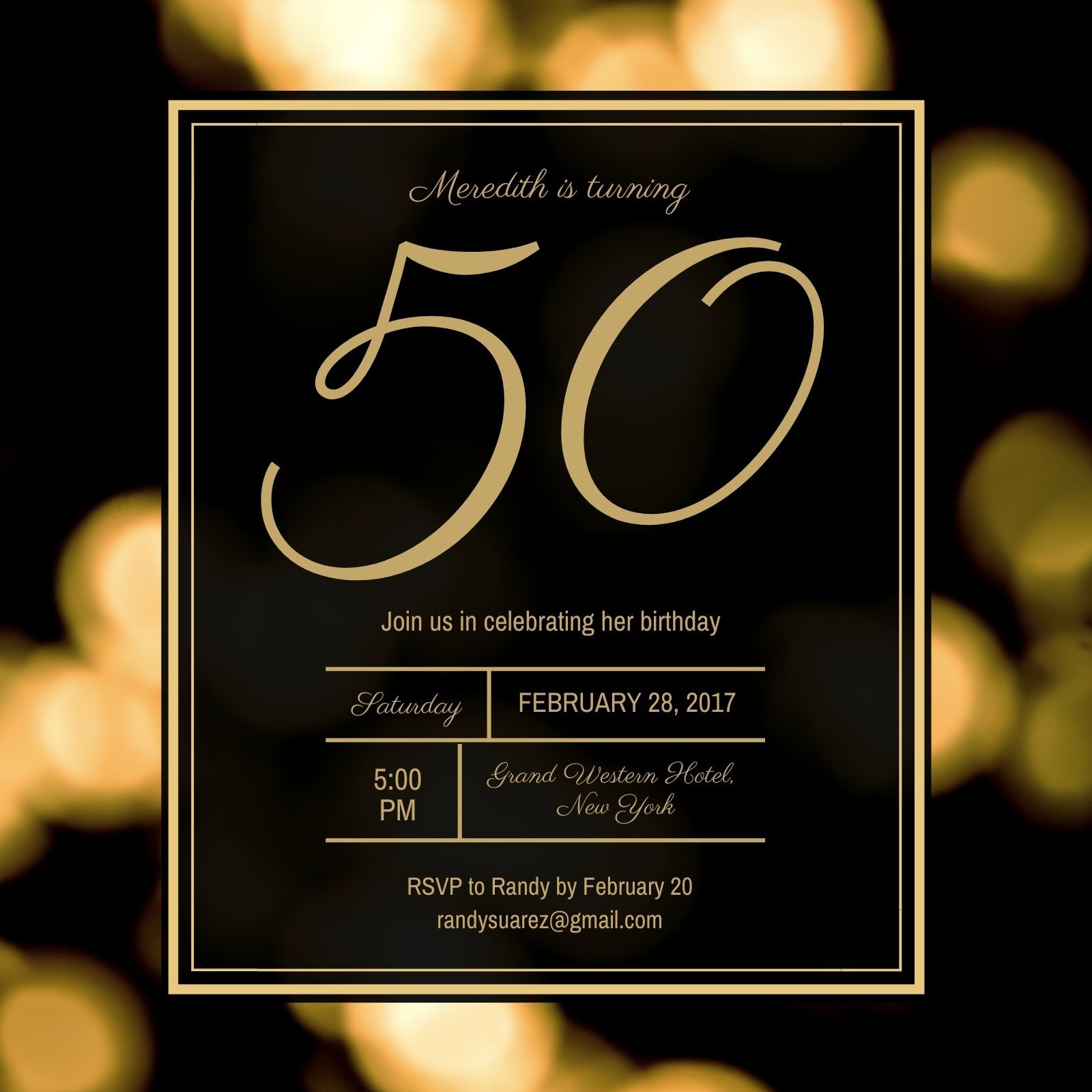 60's party invite templates
