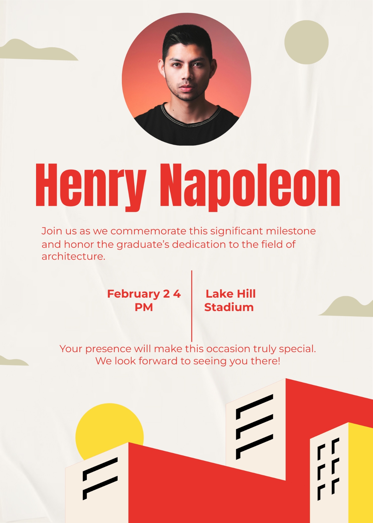 graduation invitation free template