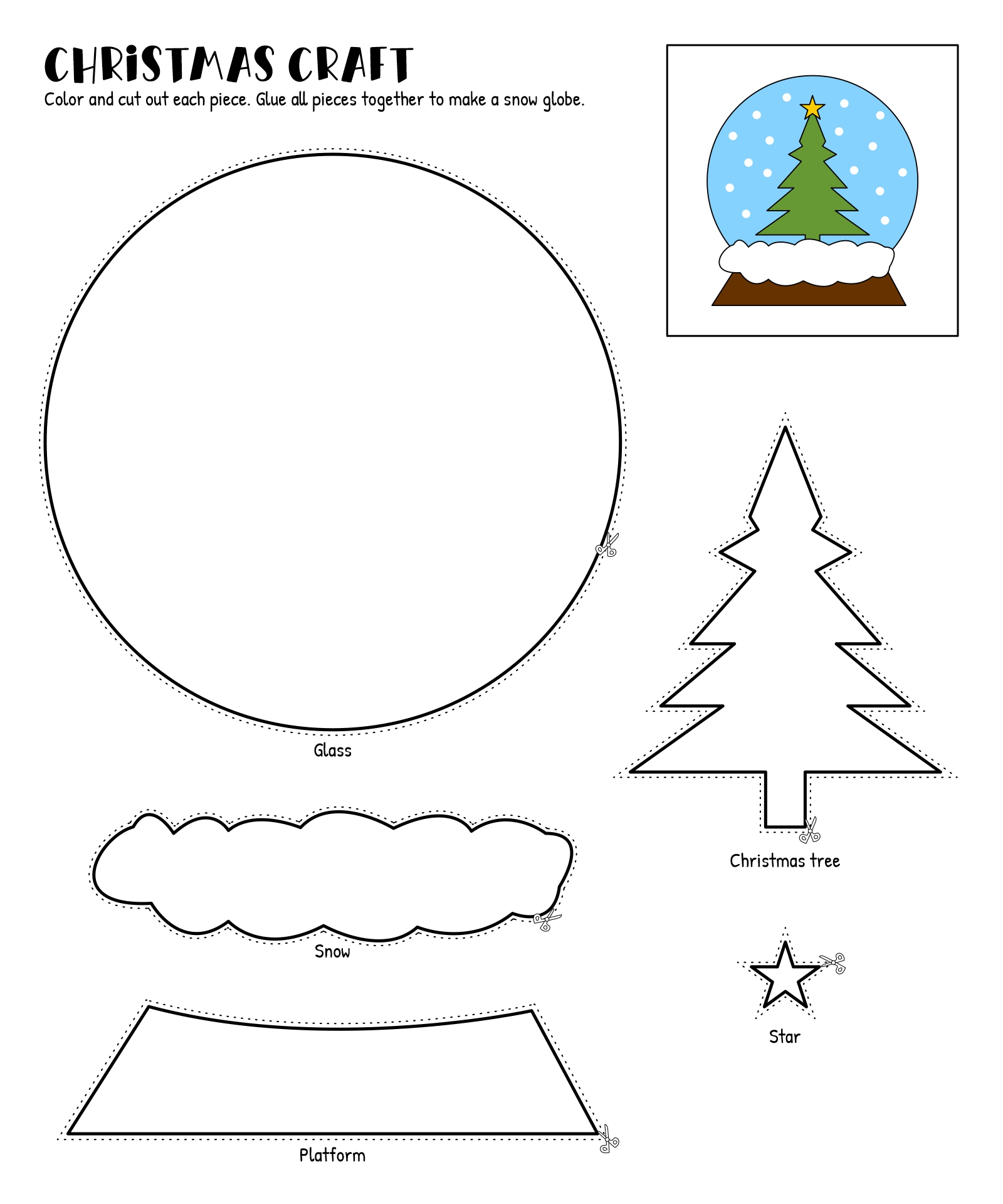 printable arts and crafts for toddlers