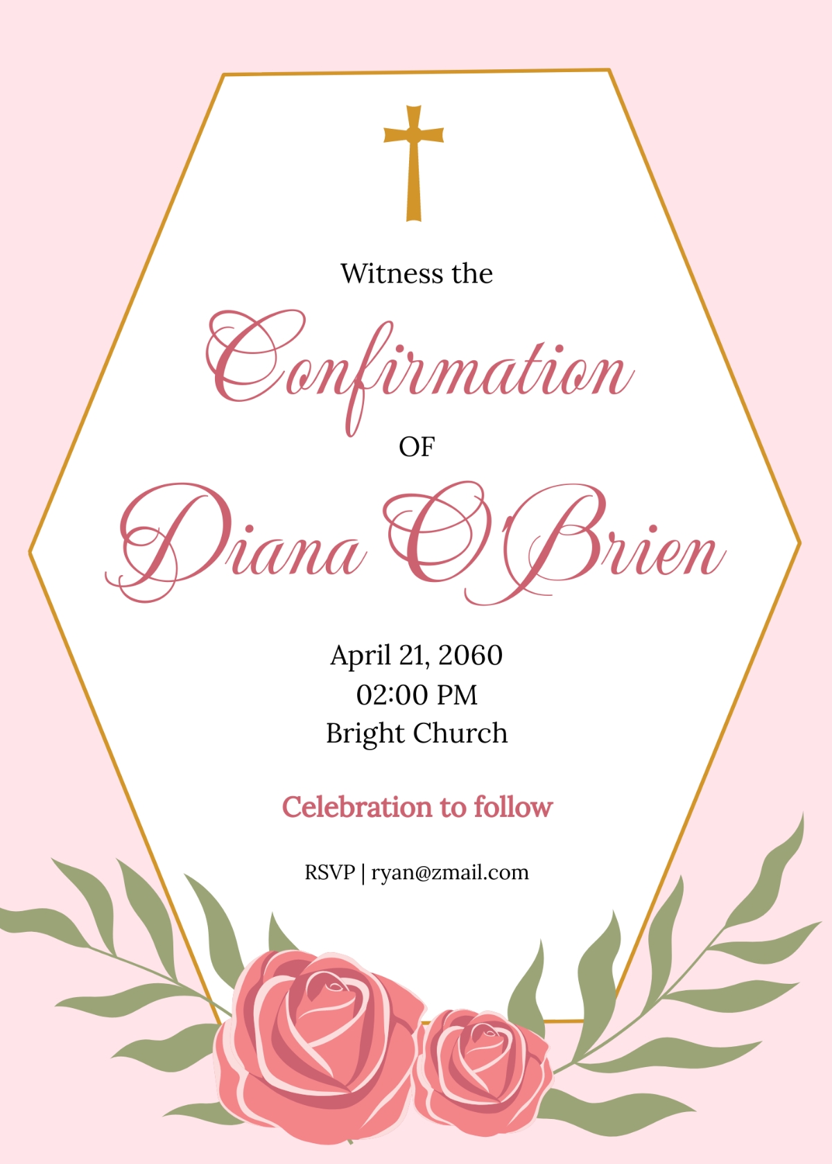 free confirmation invitation template