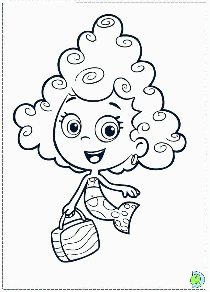 Free Bubble Guppies Color Pages Download Free Bubble Guppies Color