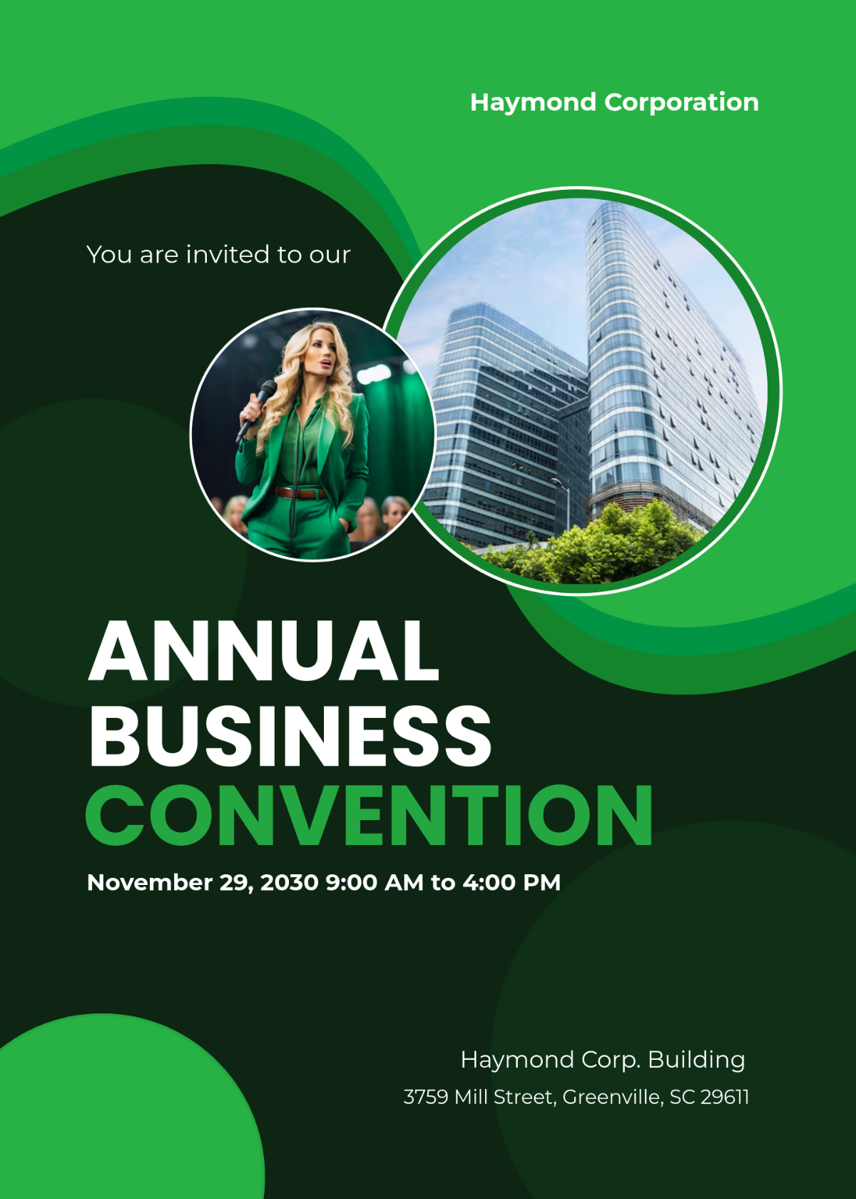 Free Business Event Invitation Template To Edit Online