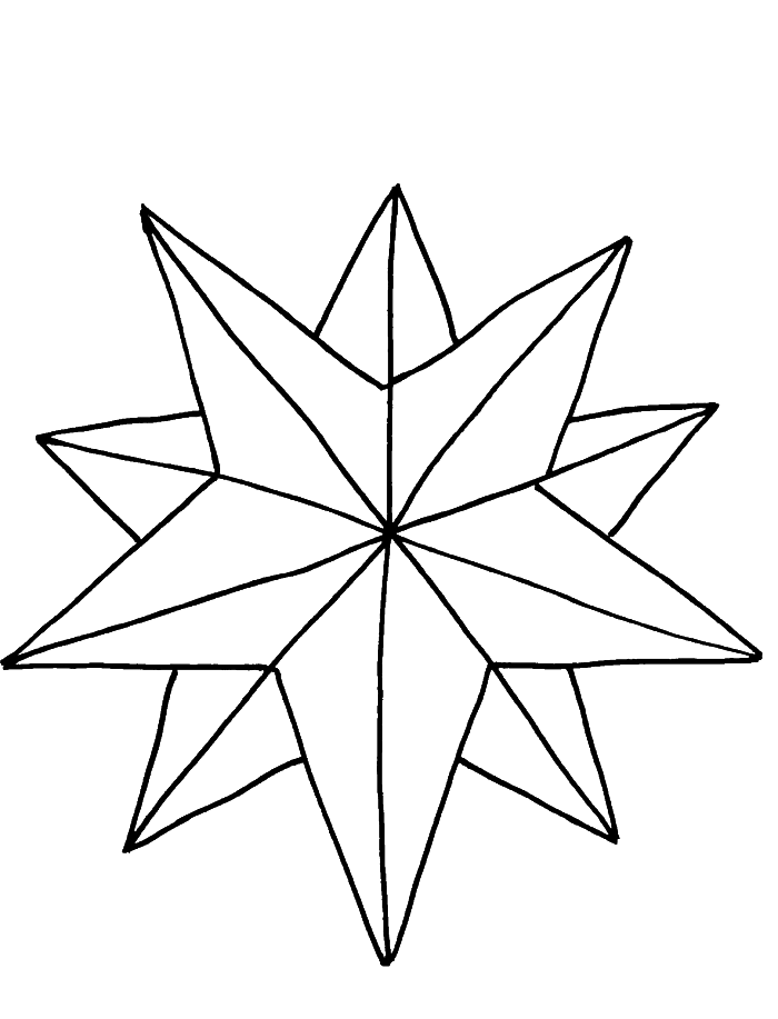 Star Coloring Page