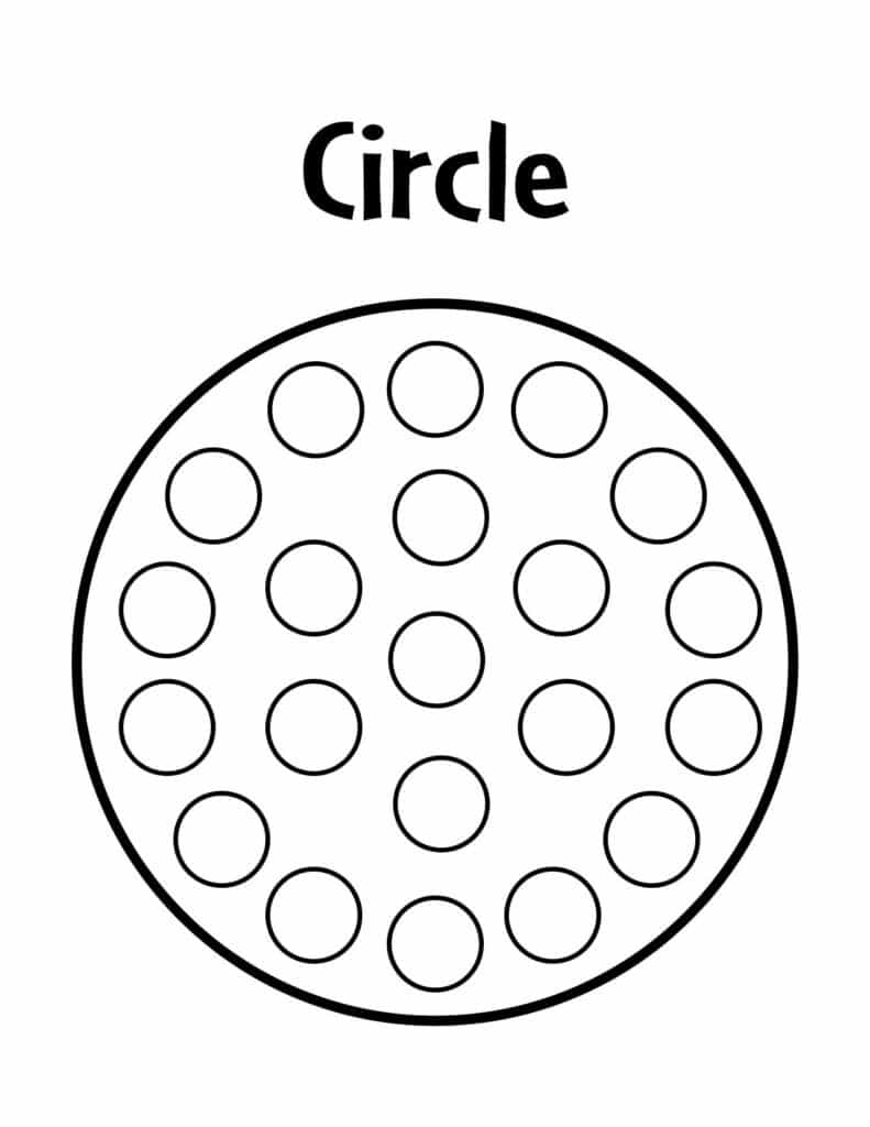 Free Circle Worksheets For Preschool The Hollydog Blog Worksheets 