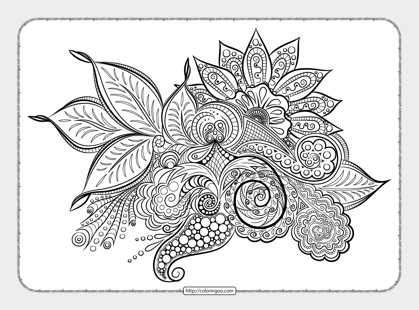 printable coloring pages for adults free