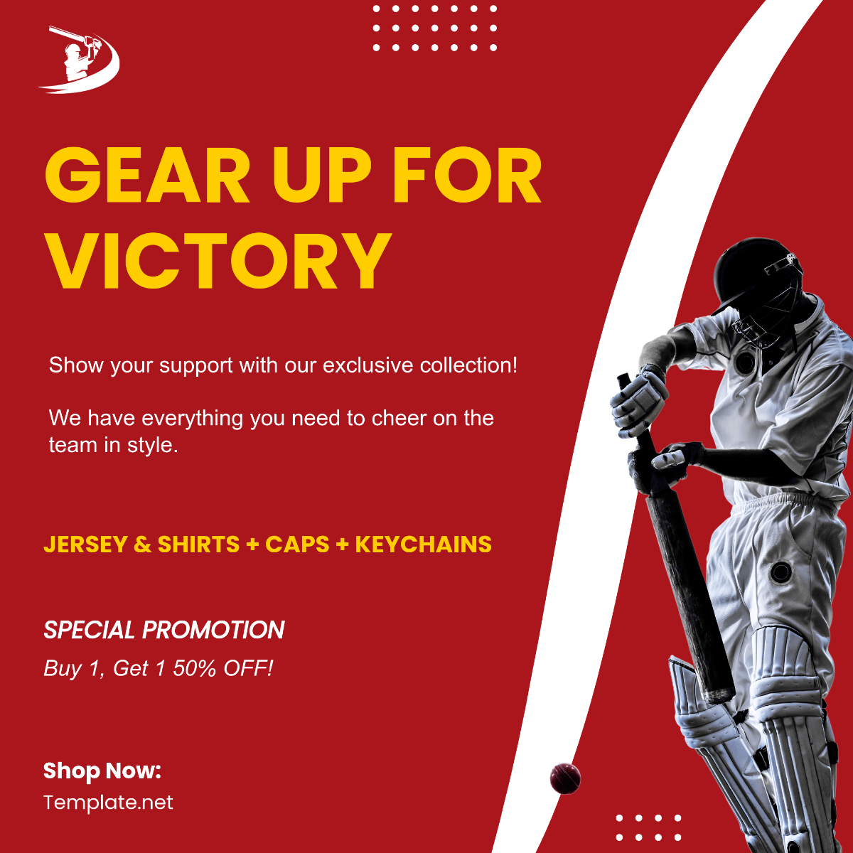 cricket invitation card template free