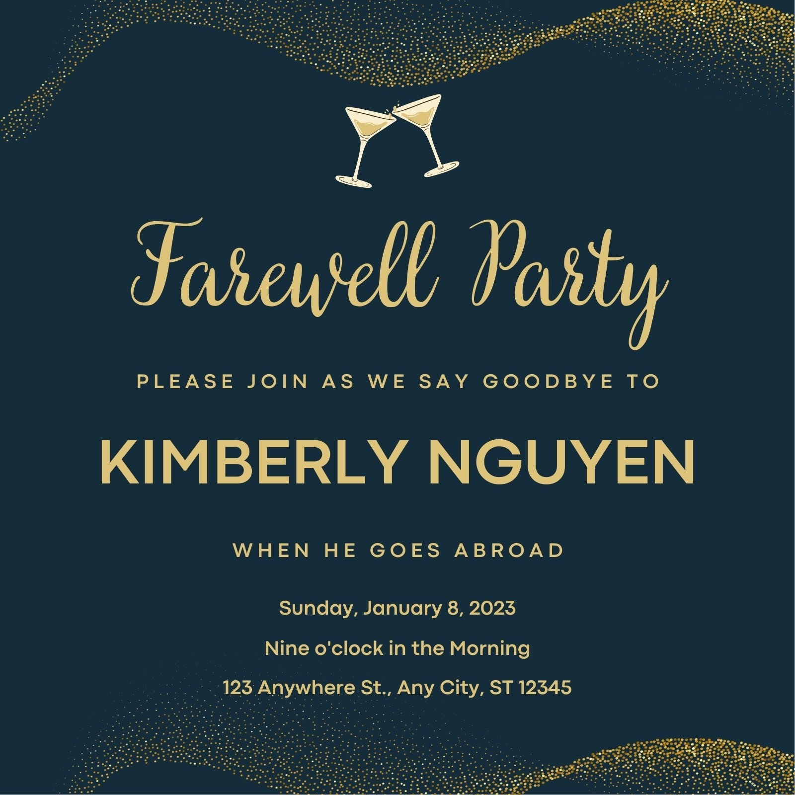 Free Custom Printable Farewell Party Invitation Templates 58 OFF