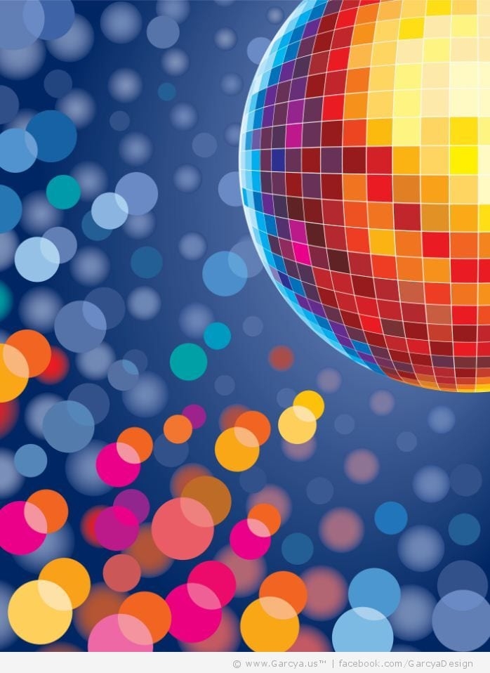 Free Disco Themed Invitation