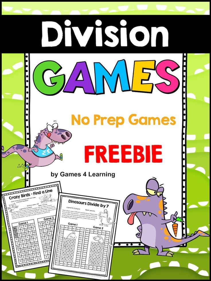 FREE Division Practice Worksheets Games For Fact Fluency Math