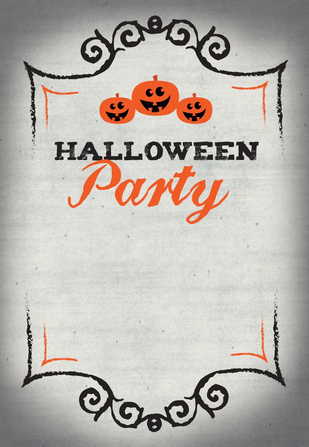 Free Downloadable Halloween Invitations Word Template Shadowlmka