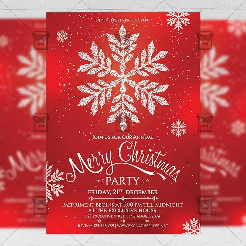 christmas invite templates free download
