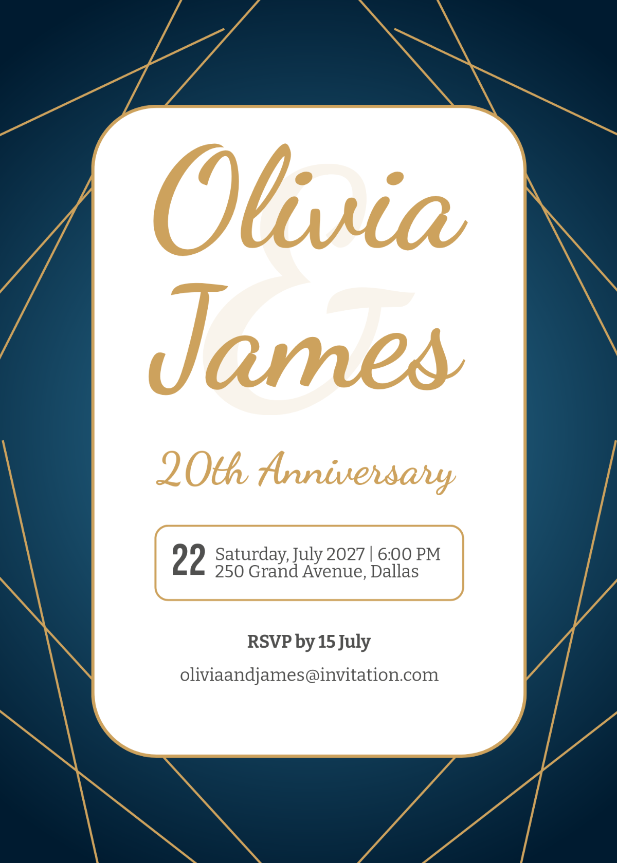 Free Elegant Vintage Invitation Template Edit Online Download 
