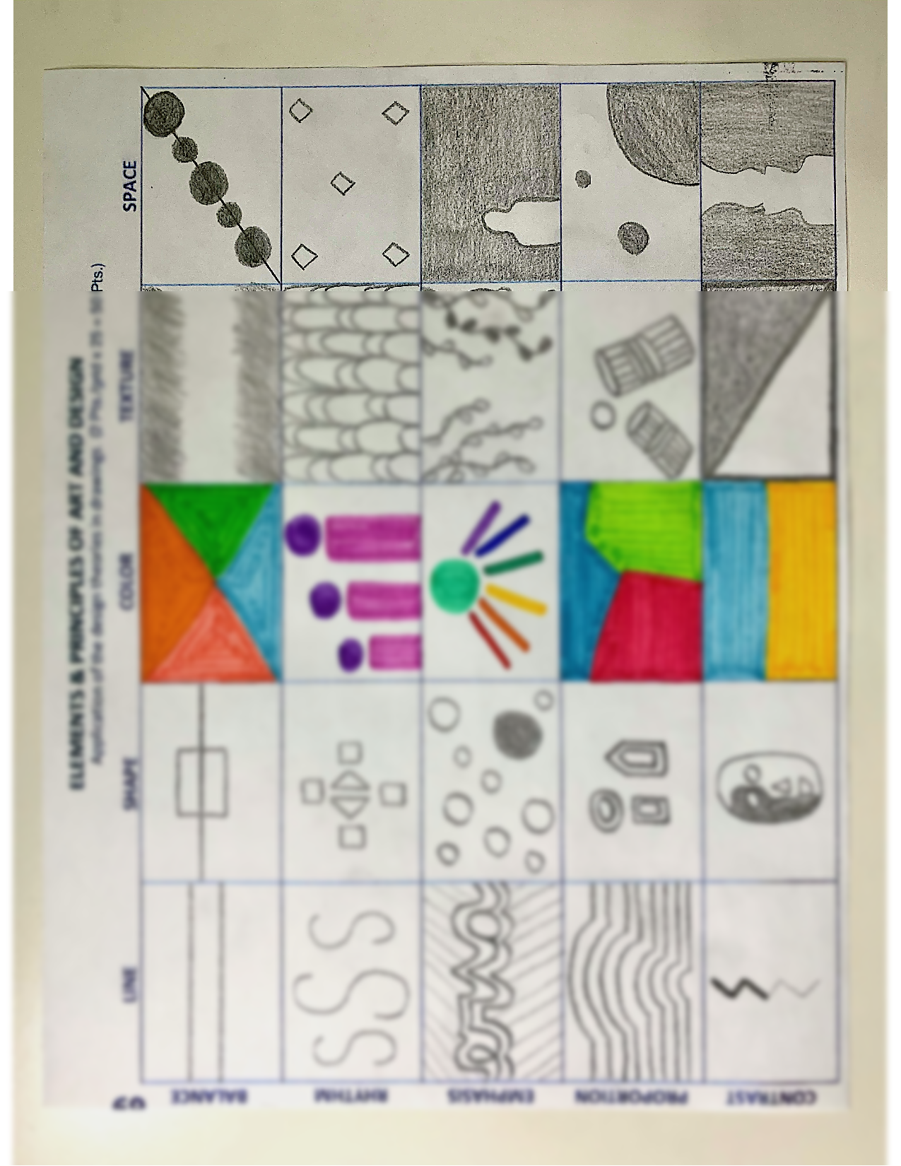 Free Elements And Principles Of Art Worksheet Download Free Elements 