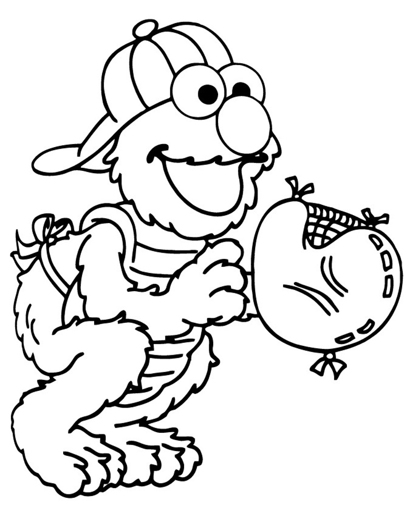 Free Elmo Coloring Pages To Print ColoringMe