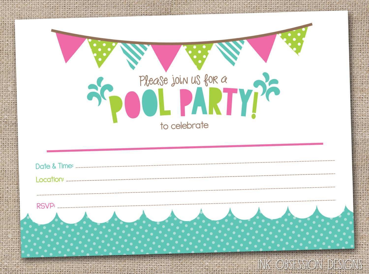 Free End Of Year Party Invitation Template Cards Design Templates