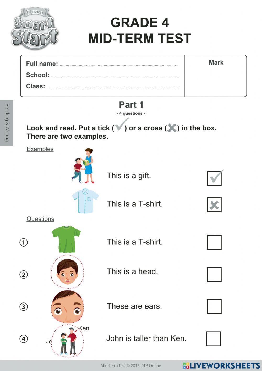 Free English Worksheet For 4th Graders Download Free English Worksheet 