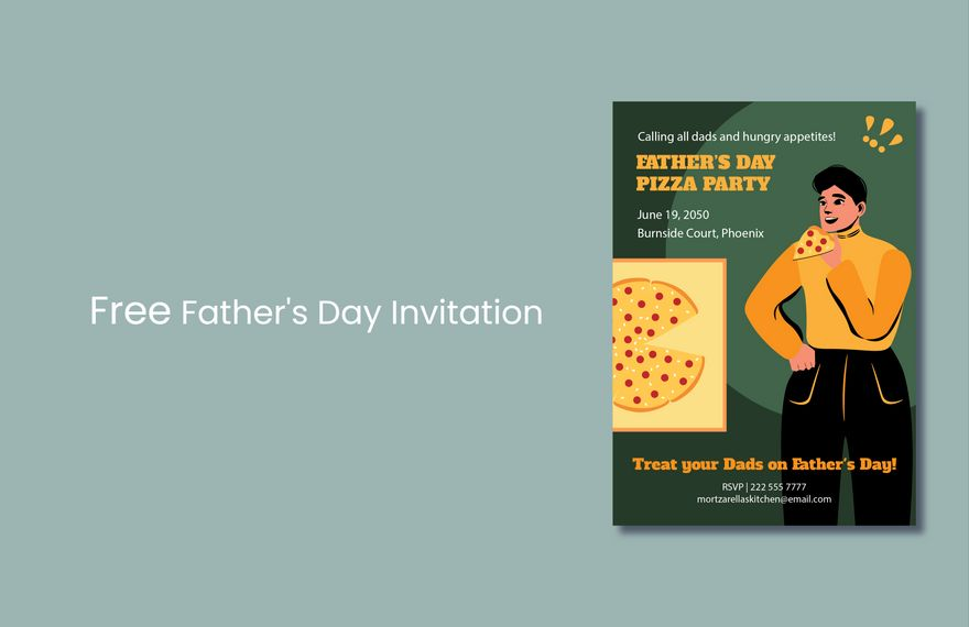 Free Father 39 s Day Invitation Template Download In Word PSD Apple