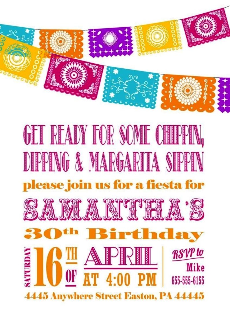 Free Fiesta Invitation Templates SampleTemplatess SampleTemplatess