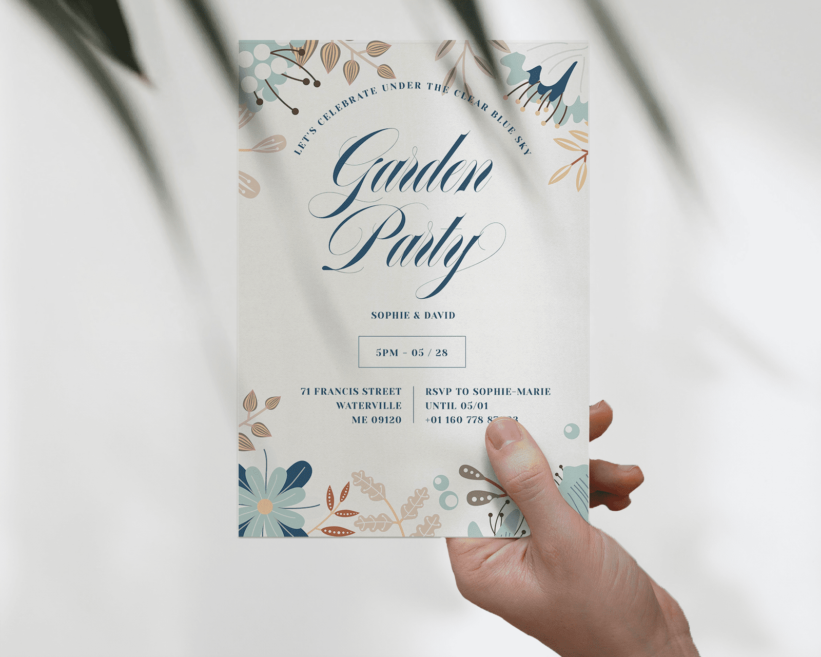 Free Garden Party Invitation Template Fast And Easy