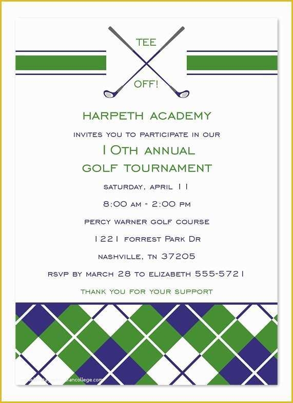 Free Golf Invitation Template Of Golf Tournament Invitation Templates