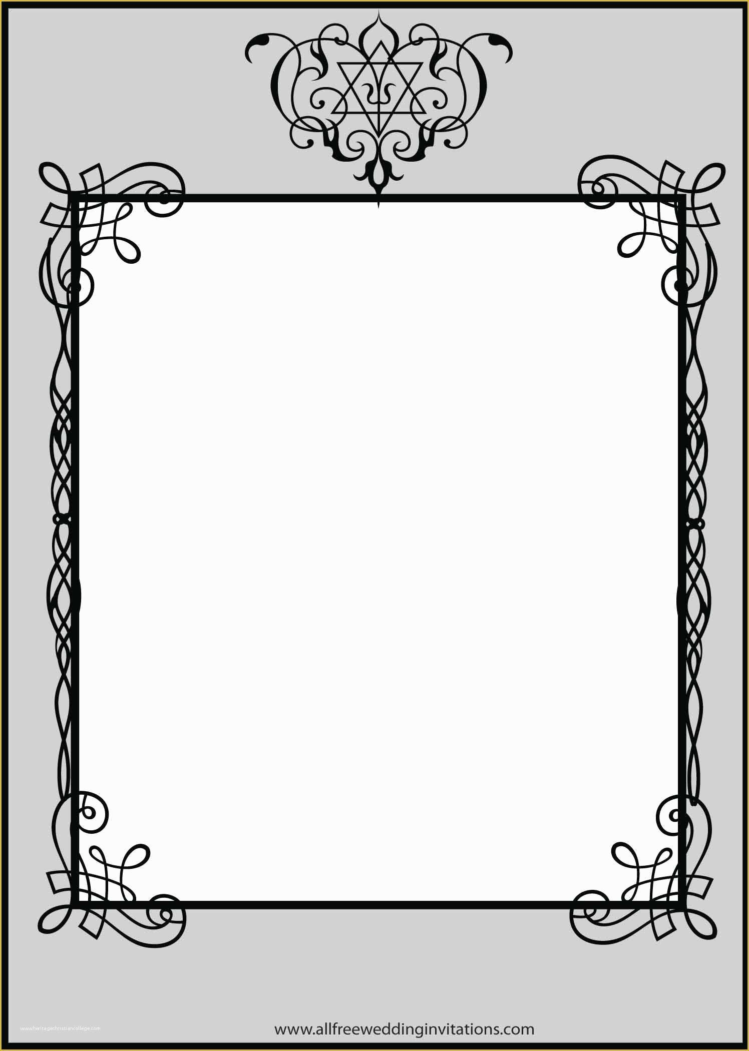 Free Gothic Wedding Invitation Templates Of Free Gothic Wedding 