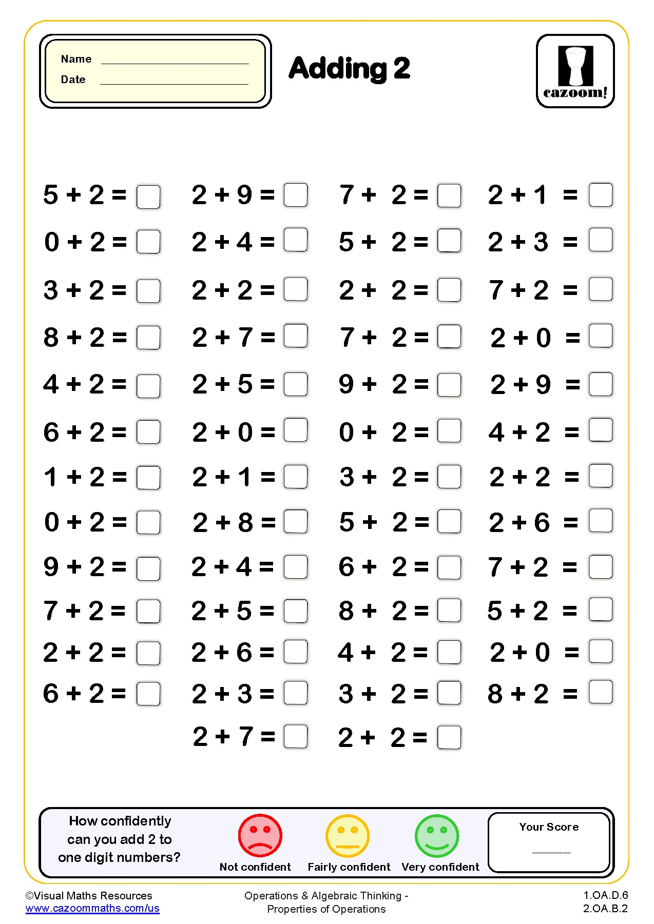 printable worksheet for grade 2