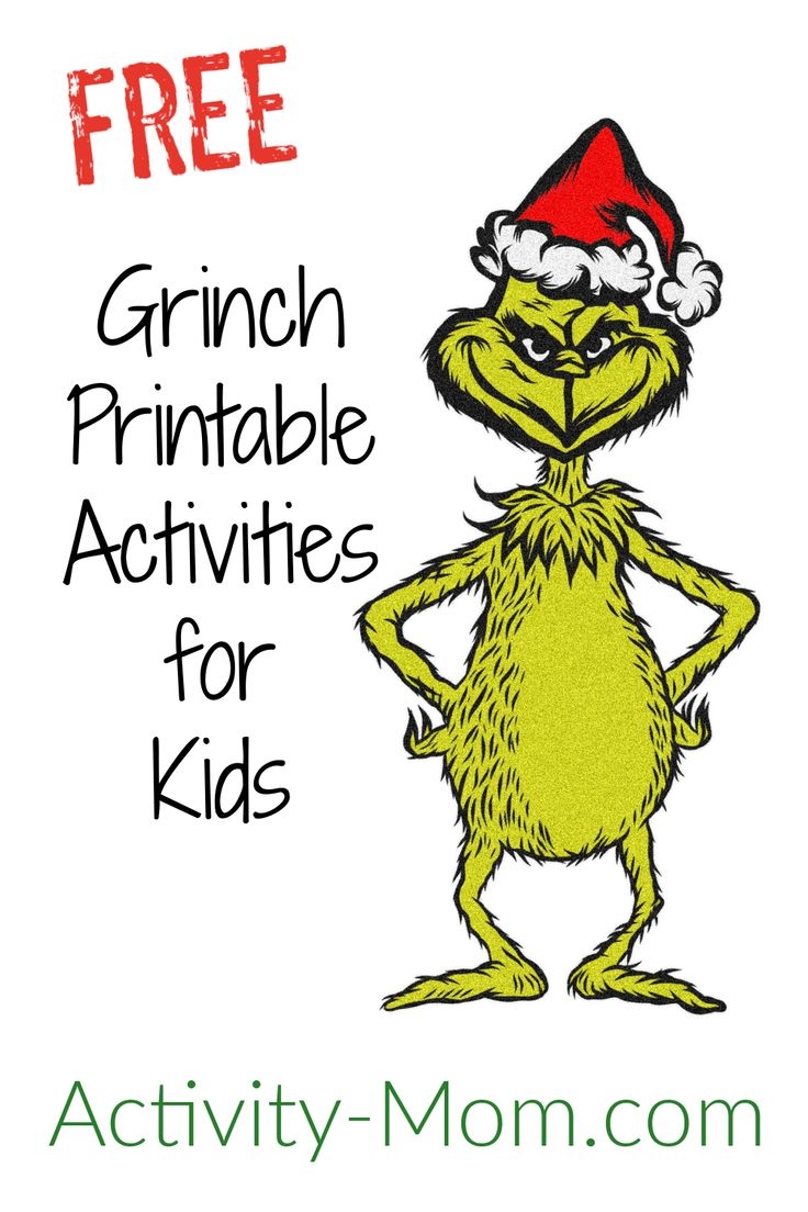 Free Grinch Printable Activities For Kids