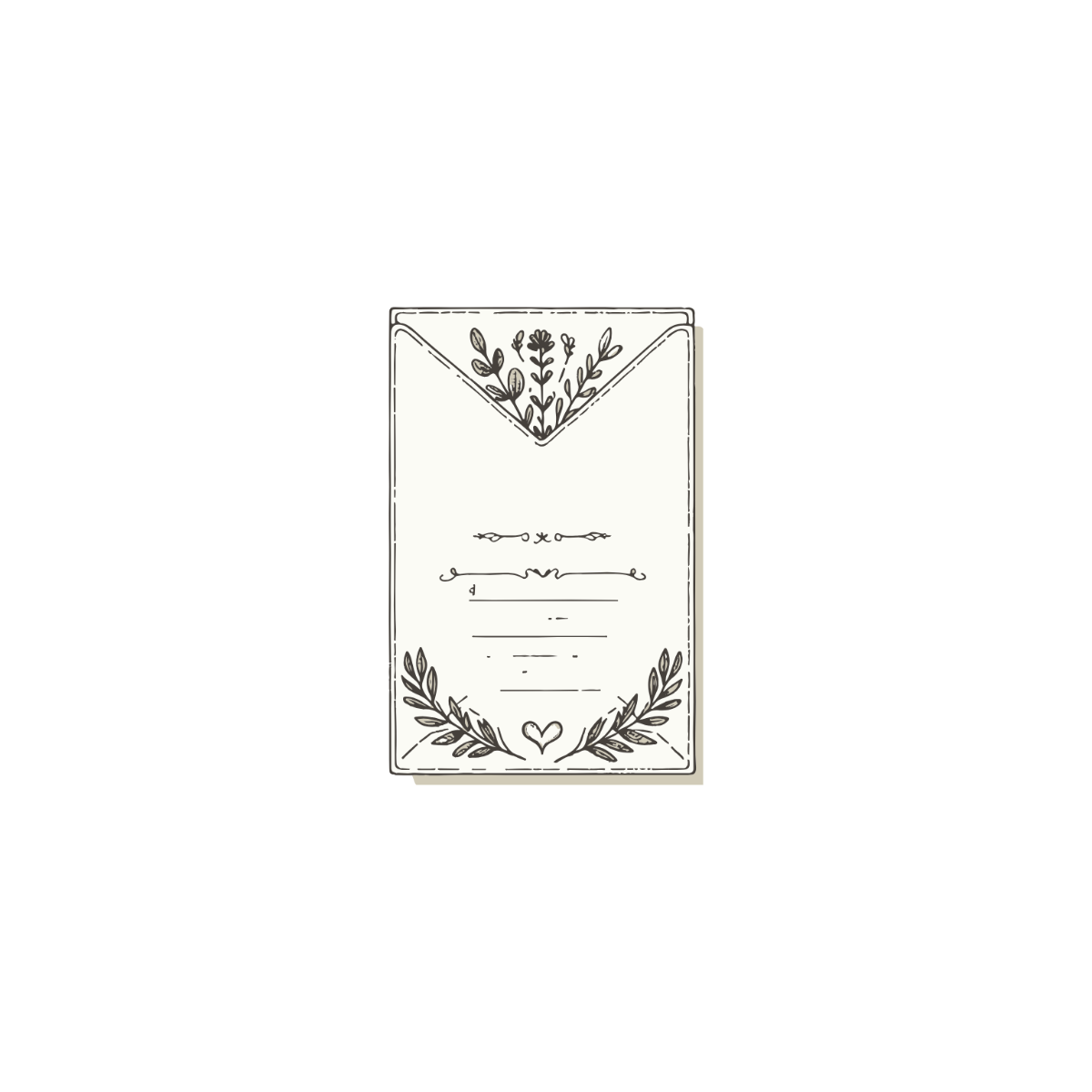 Free Hand Drawn Invitation Clipart Template To Edit Online