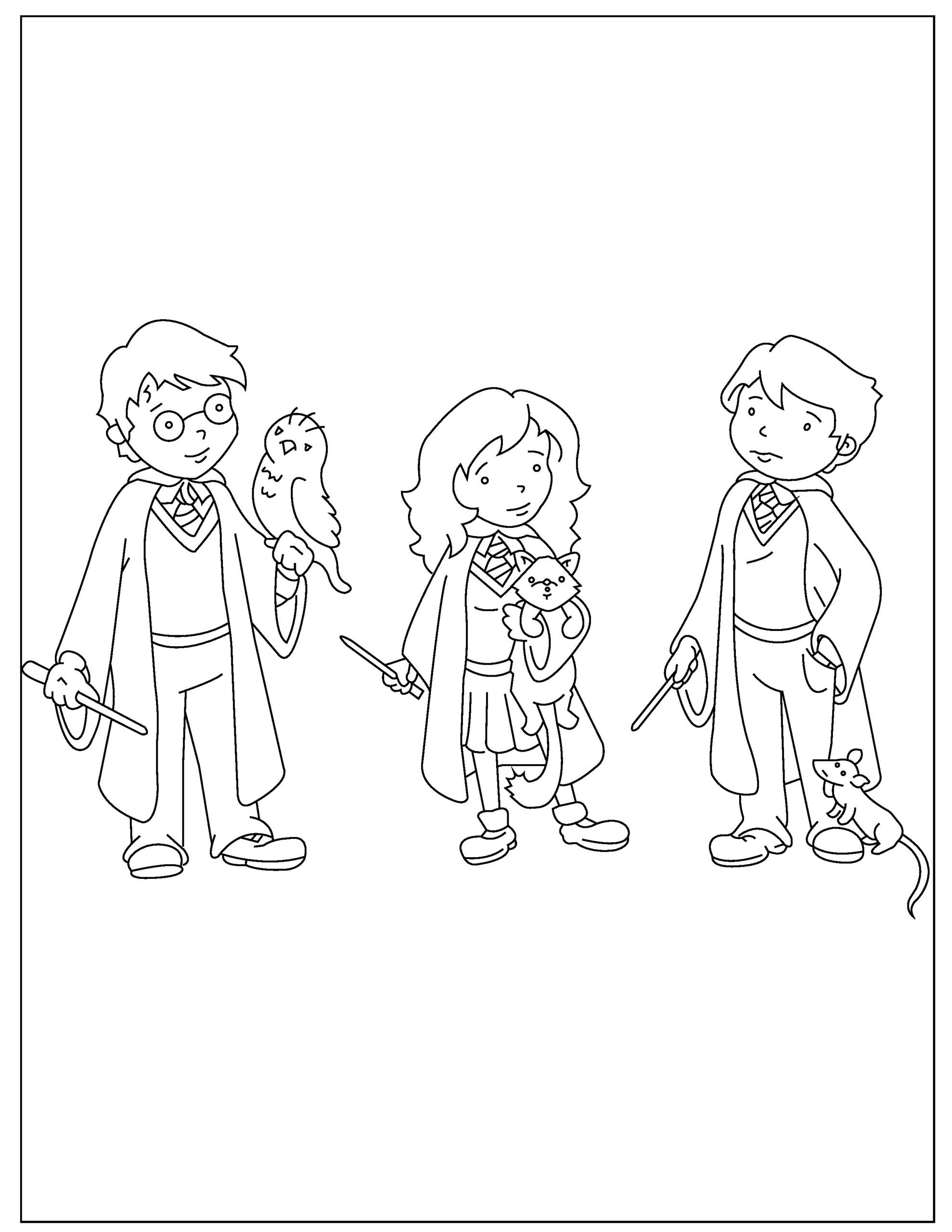 Coloring Pages Harry Potter