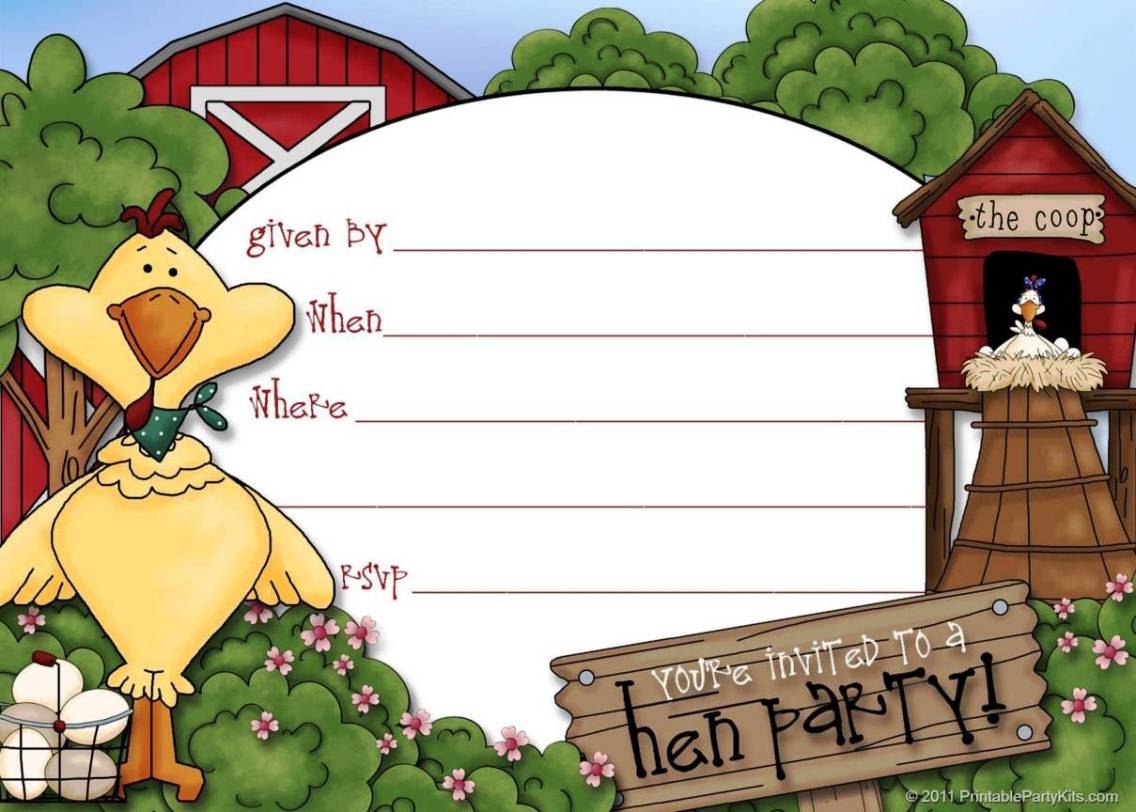 Free Hens Night Invitations Templates SampleTemplatess SampleTemplatess