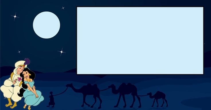 aladdin invitation template free