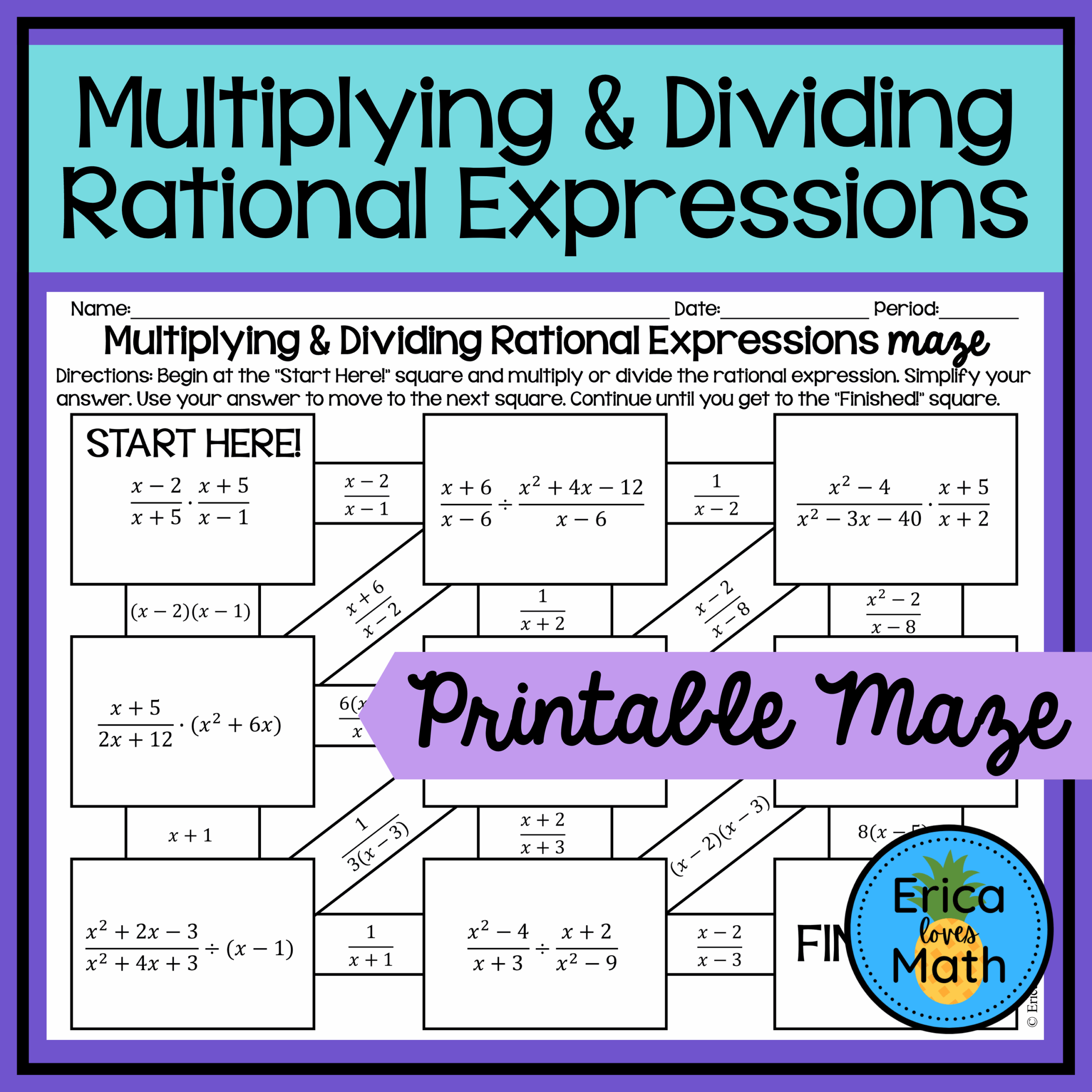 rational expressions worksheet