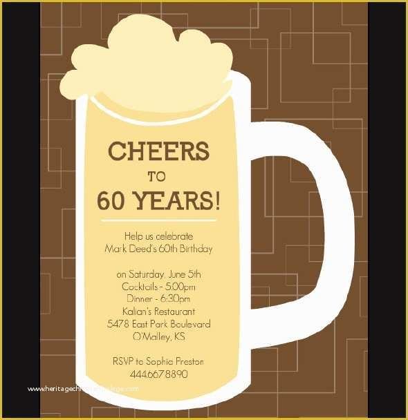 Free Online 50th Birthday Invitation Templates Of 63 Printable Birthday