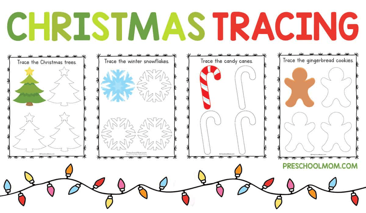 christmas worksheet for preschool