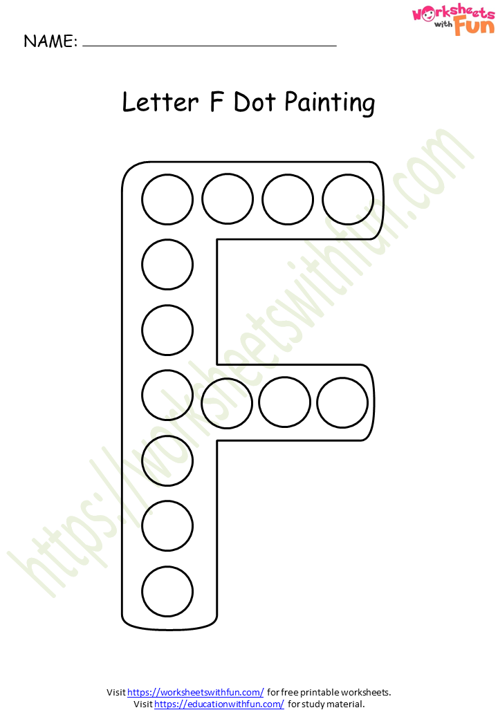 preschool worksheets for the letter f