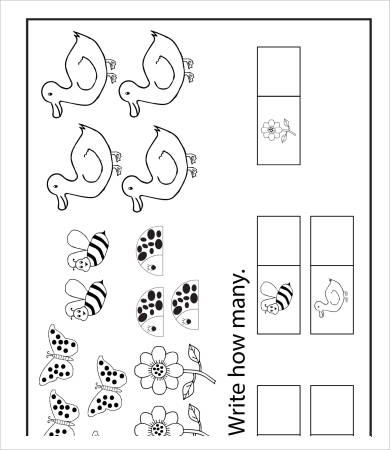 preschool worksheet pdf