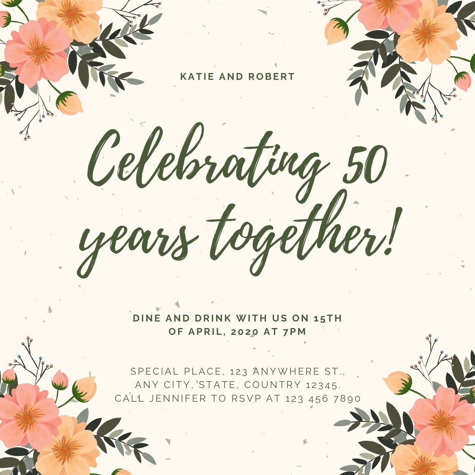 printable 50th wedding anniversary cards