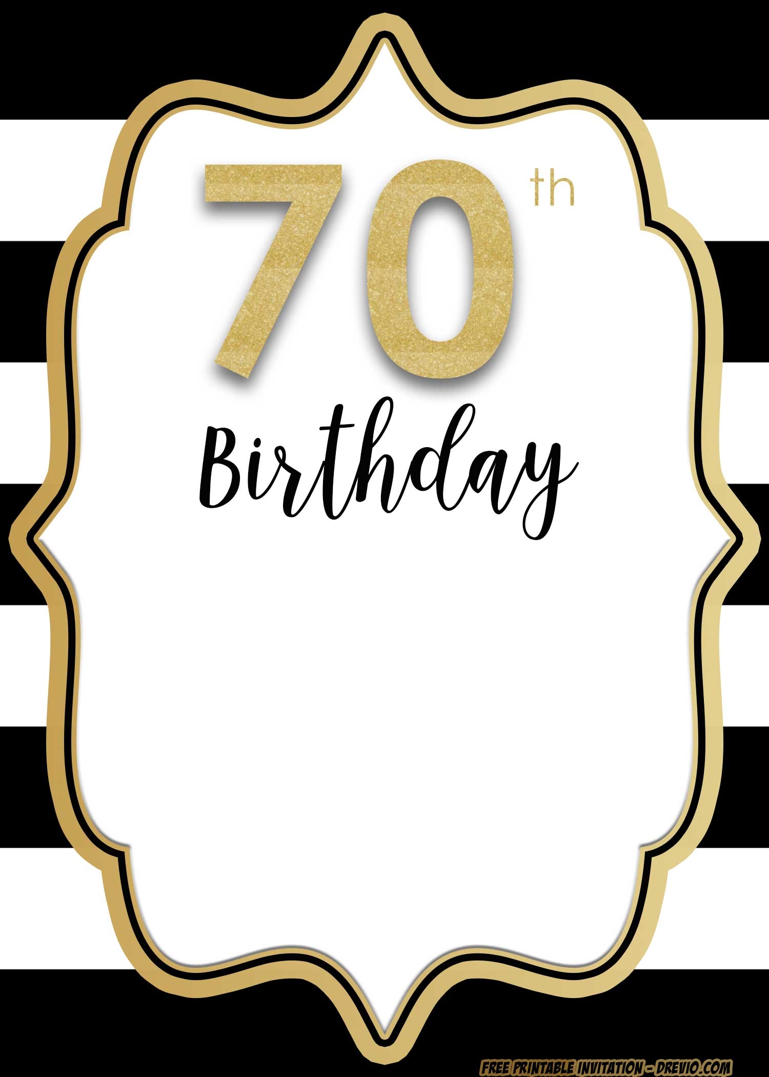 50th invitation templates free