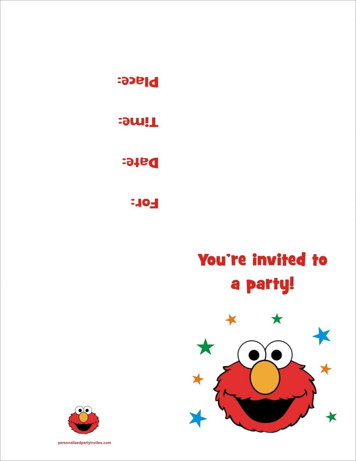 FREE Printable Abby Cadabby Birthday Invitations FREE Prin Elmo
