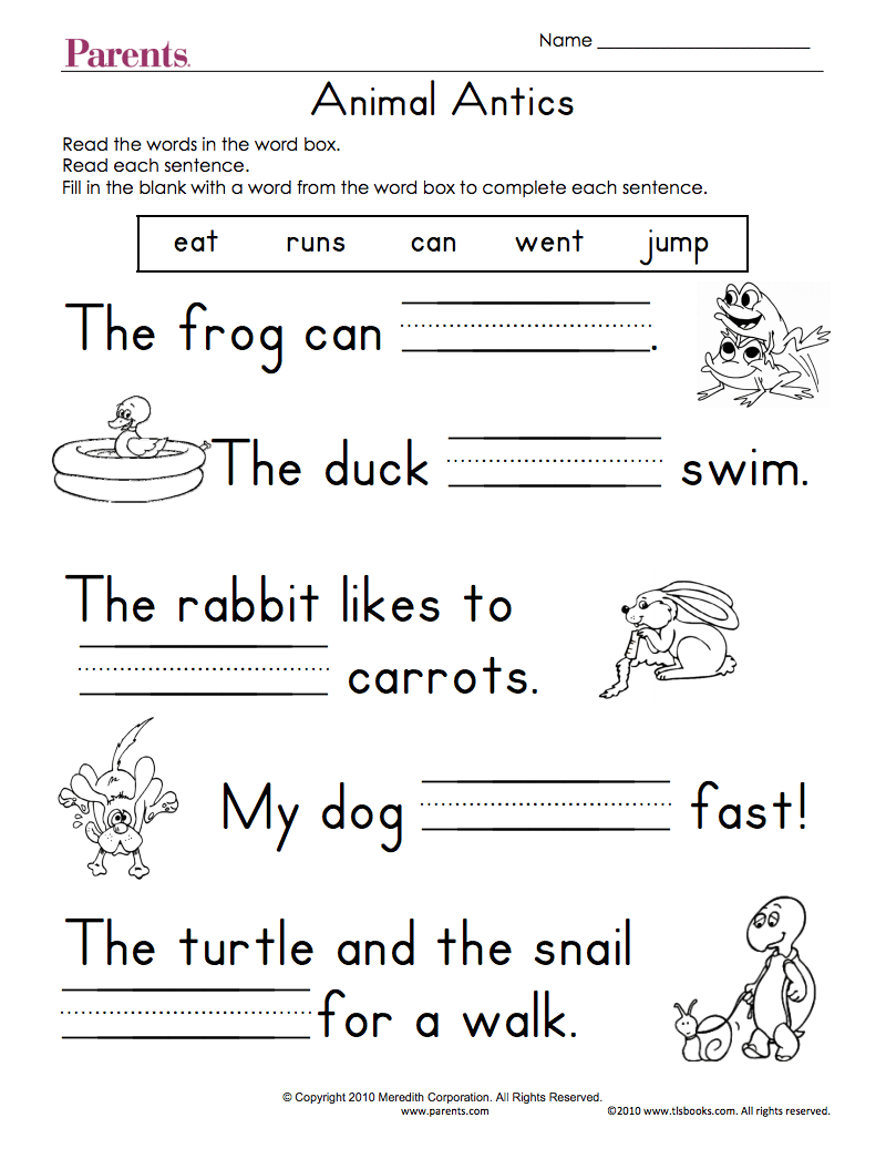 Free Printable Activities For Kids Worksheets Library