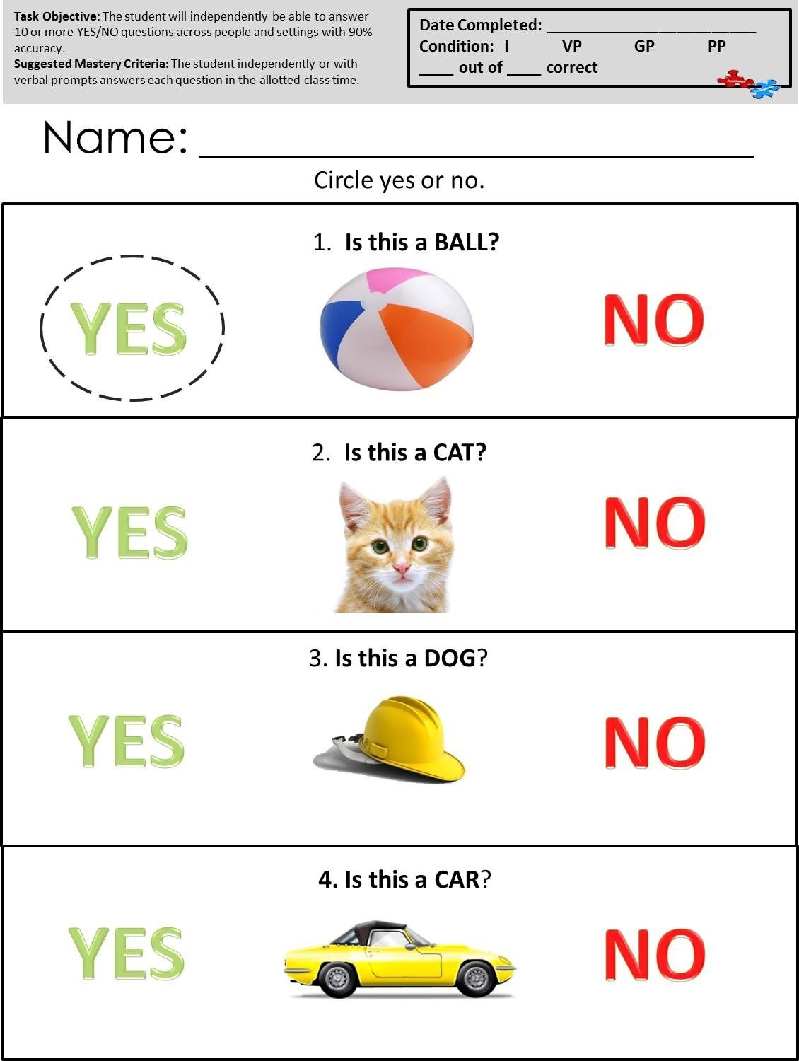 printable worksheets for kids with autism