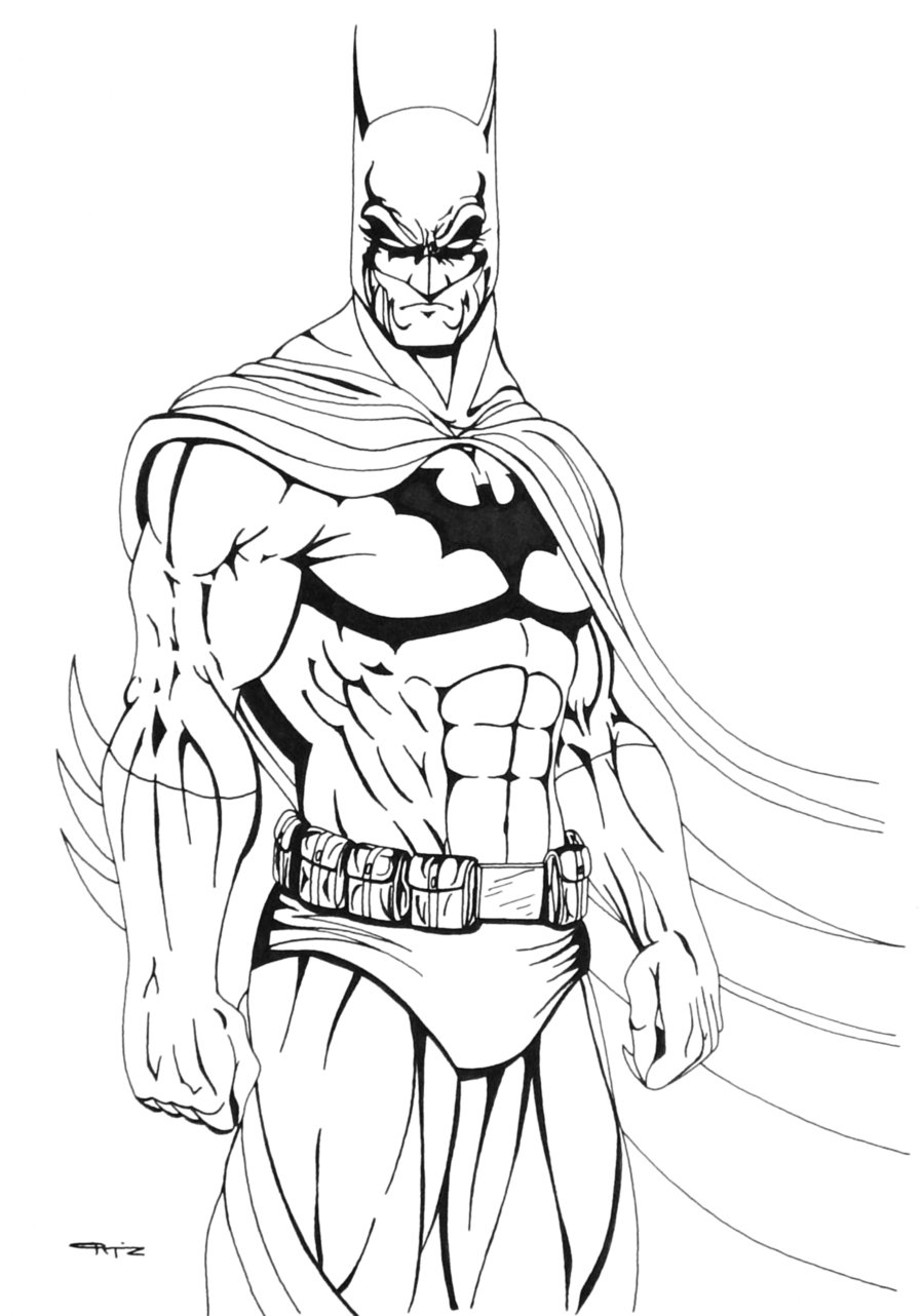 batman free printable coloring pages