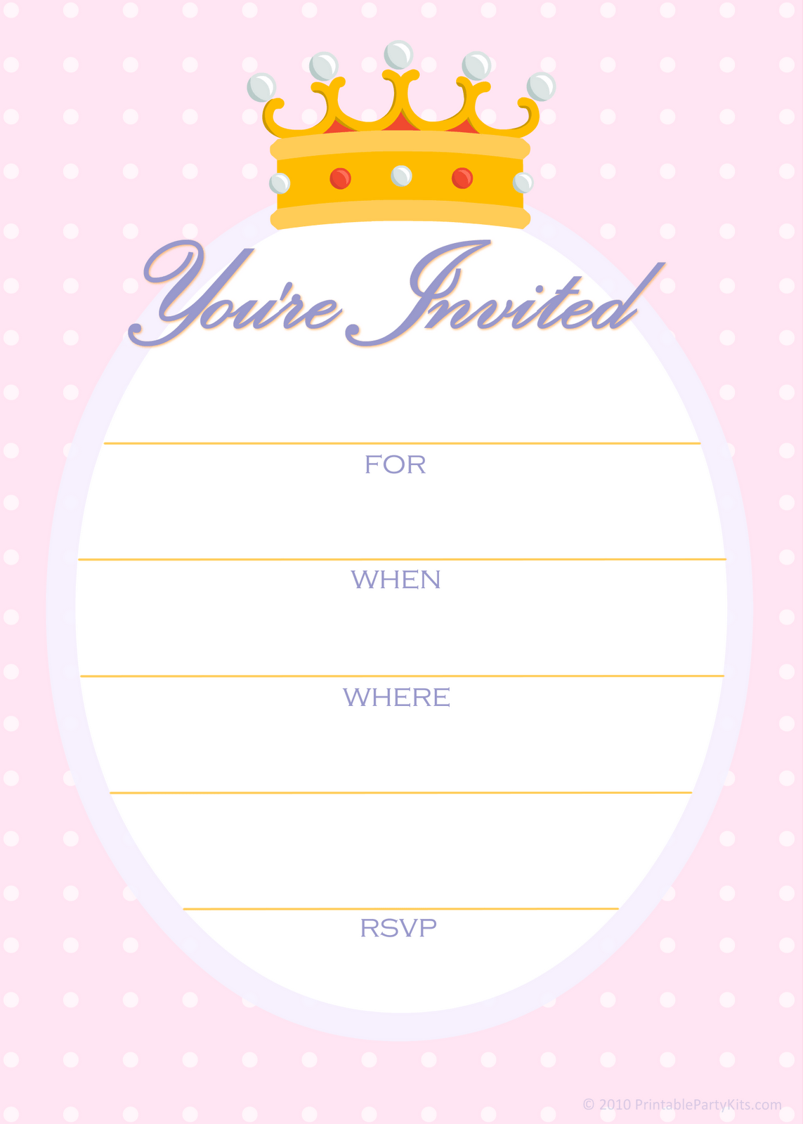 Free Printable Birthday Invitation Template FREE Printable Birthday